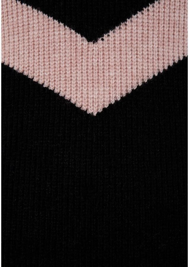 Laura Scott Gebreide jurk met strepenpatroon van zachte viscosekwaliteit