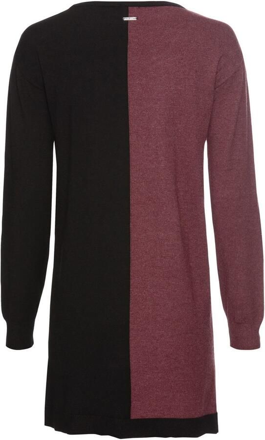 Laura Scott Gebreide jurk met tweekleurig colourblock design - Foto 6