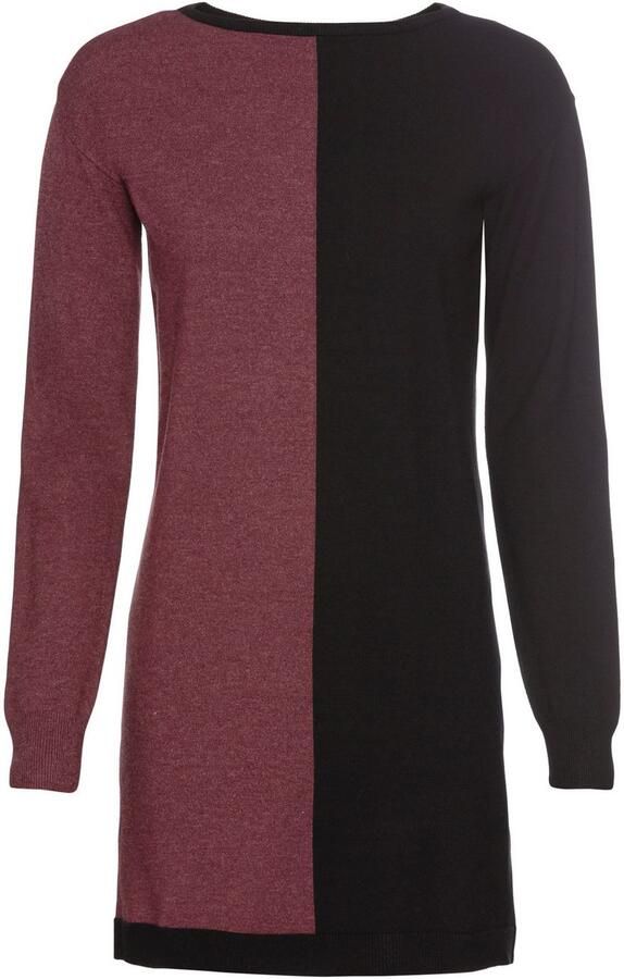 Laura Scott Gebreide jurk met tweekleurig colourblock design - Foto 5