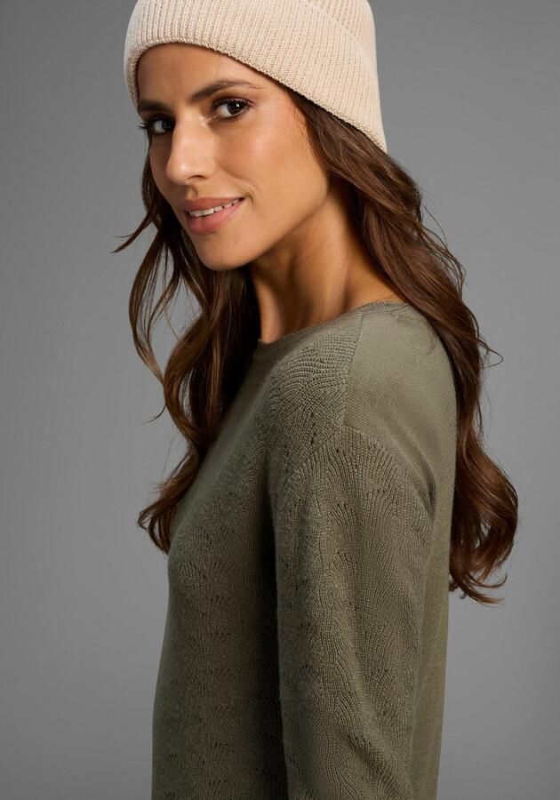 Laura Scott Gebreide jurk van filigraan zacht ajourbreisel nieuwe collectie - Foto 3