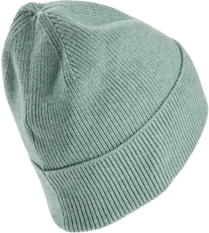 Laura Scott Gebreide muts in ribbreisel met modieuze omslag nieuw - Foto 2