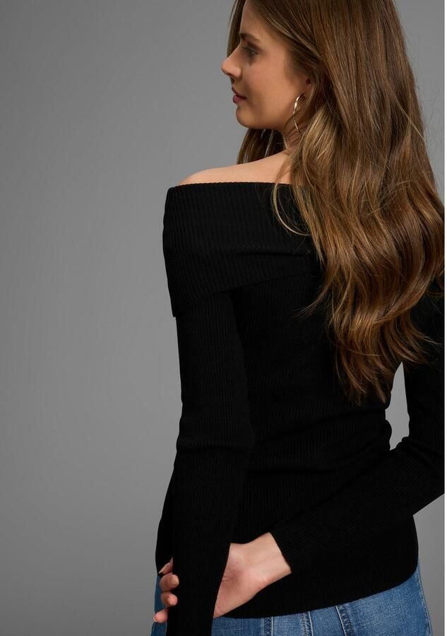 Laura Scott Gebreide trui Fijn gebreide trui in trendy Car Shape NIEUWE COLLECTIE - Foto 3