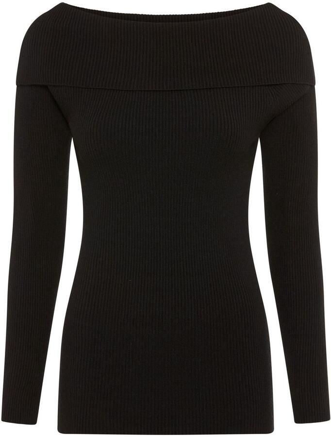 Laura Scott Gebreide trui Fijn gebreide trui in trendy Car Shape NIEUWE COLLECTIE