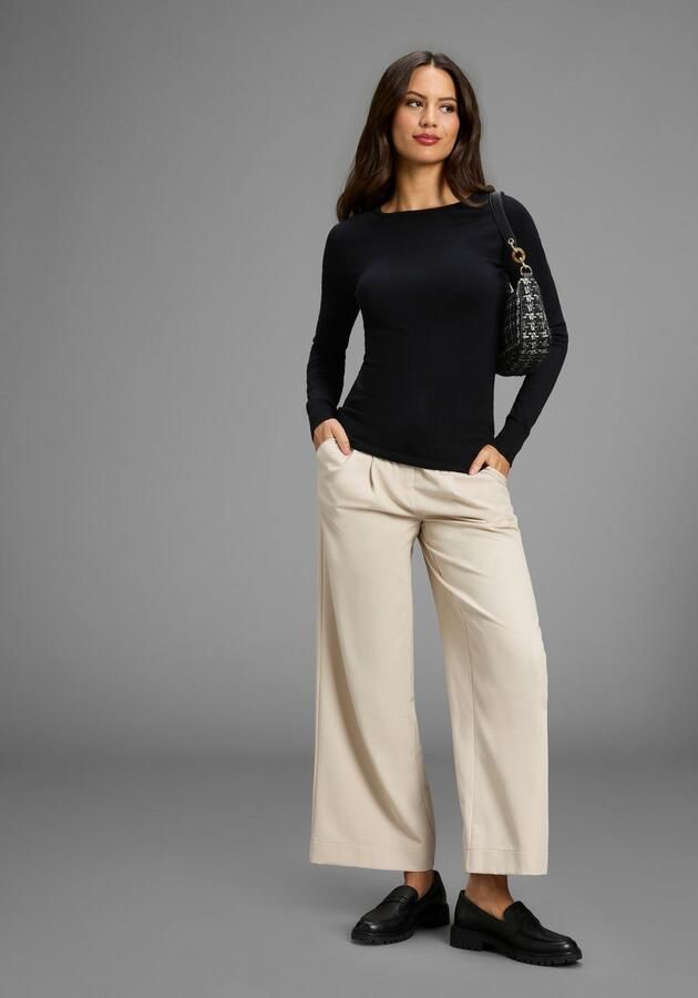 Laura Scott Gebreide trui Fijn gebreide trui met Cut Out en kantdetail NIEUWE COLLECTIE - Foto 5