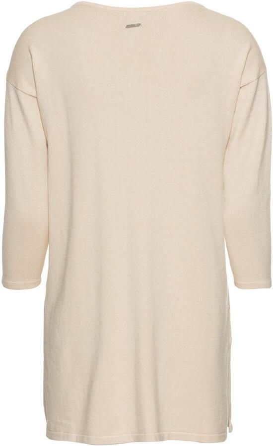 Laura Scott Gebreide trui met 3 4 mouwen en klinknageldetail - Foto 6