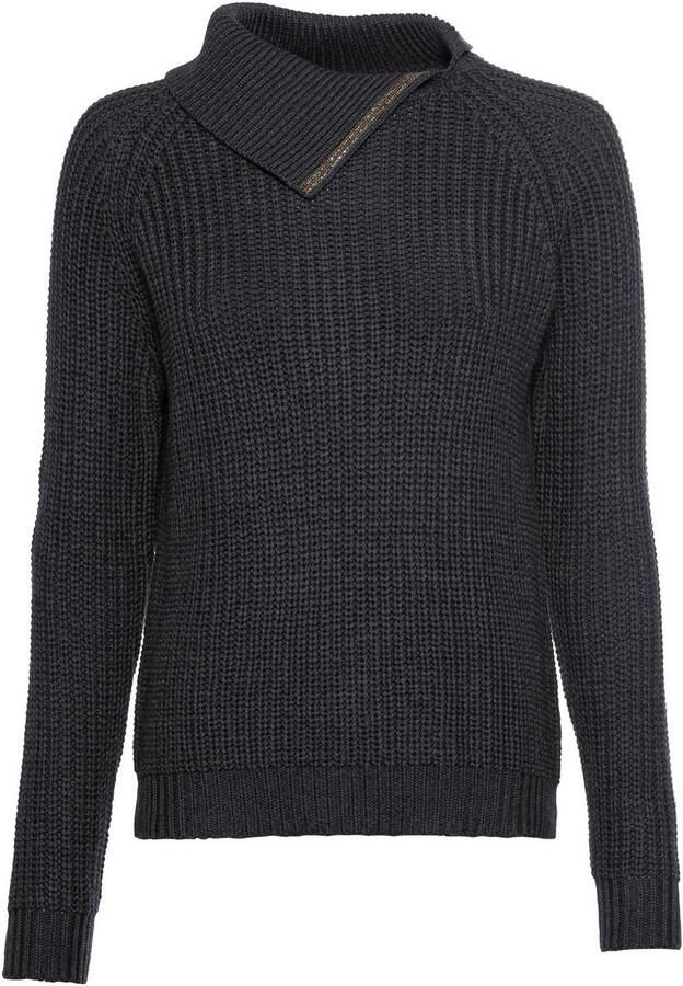 Laura Scott Gebreide trui met elegant glinsterend detail - Foto 6