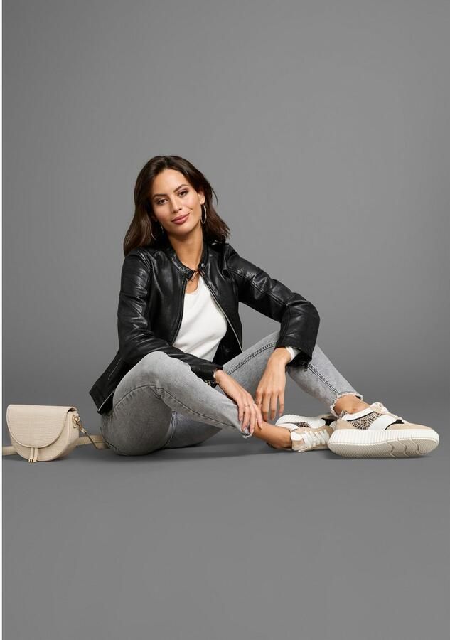 Laura Scott Gebreide trui met kant in de ruguitsnijding - Foto 4