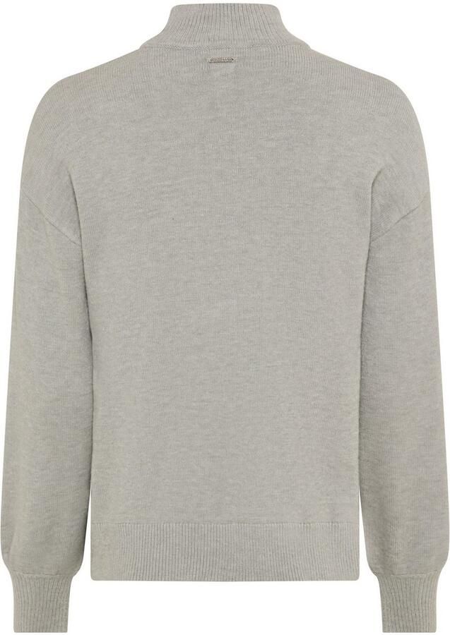 Laura Scott Gebreide trui zacht winterbreisel in basic shape met opstaande kraag