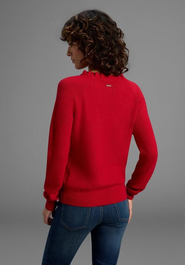 Laura Scott Gebreide trui zacht winterbreisel met kraag en knopen nieuwe collectie - Foto 3