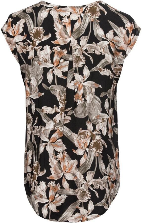 Laura Scott Gedessineerde blouse met een asymmetrische zoom - Foto 6