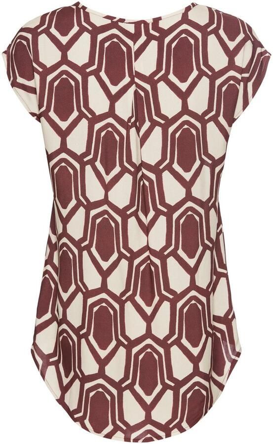 Laura Scott Gedessineerde blouse met een asymmetrische zoom - Foto 8