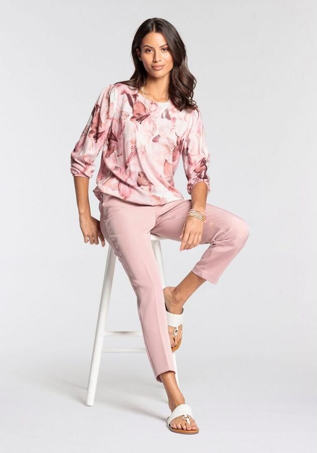 Laura Scott Pantalon met persplooien - Foto 7