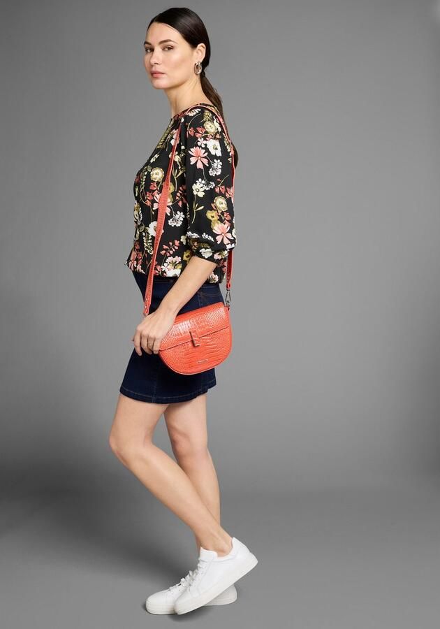 Laura Scott Gedessineerde blouse met elegante bloe print - Foto 6