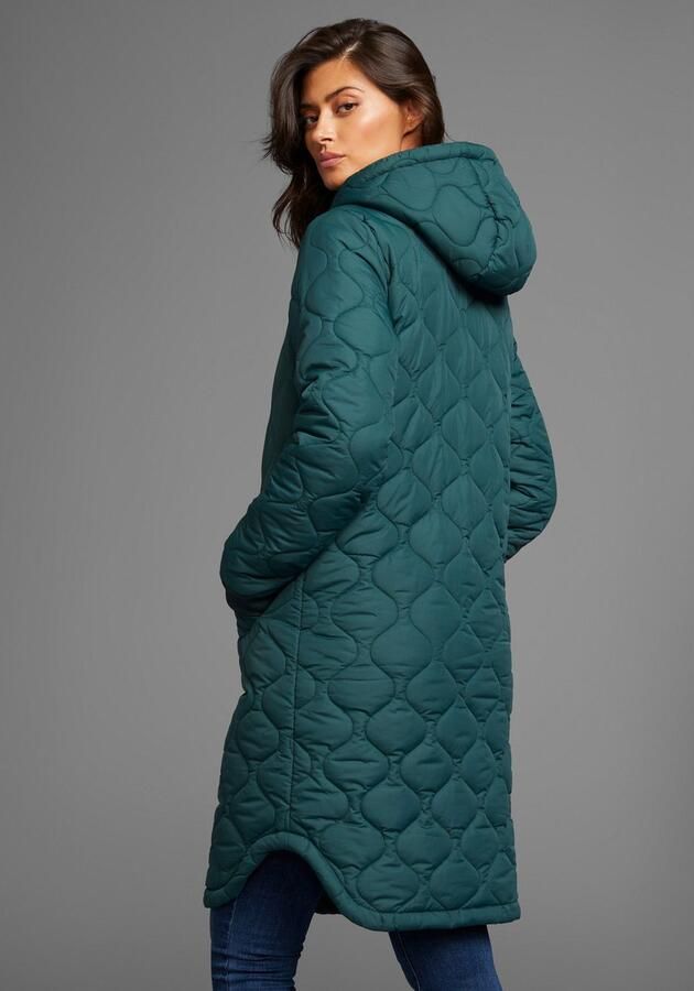 Laura Scott Gewatteerde jas met modieus stikselmotief - Foto 7