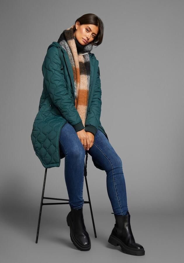 Laura Scott Gewatteerde jas met modieus stikselmotief - Foto 2