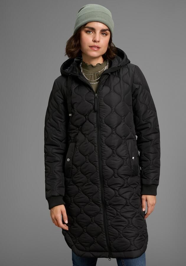 Laura Scott Gewatteerde jas met modieus stikselmotief - Foto 6