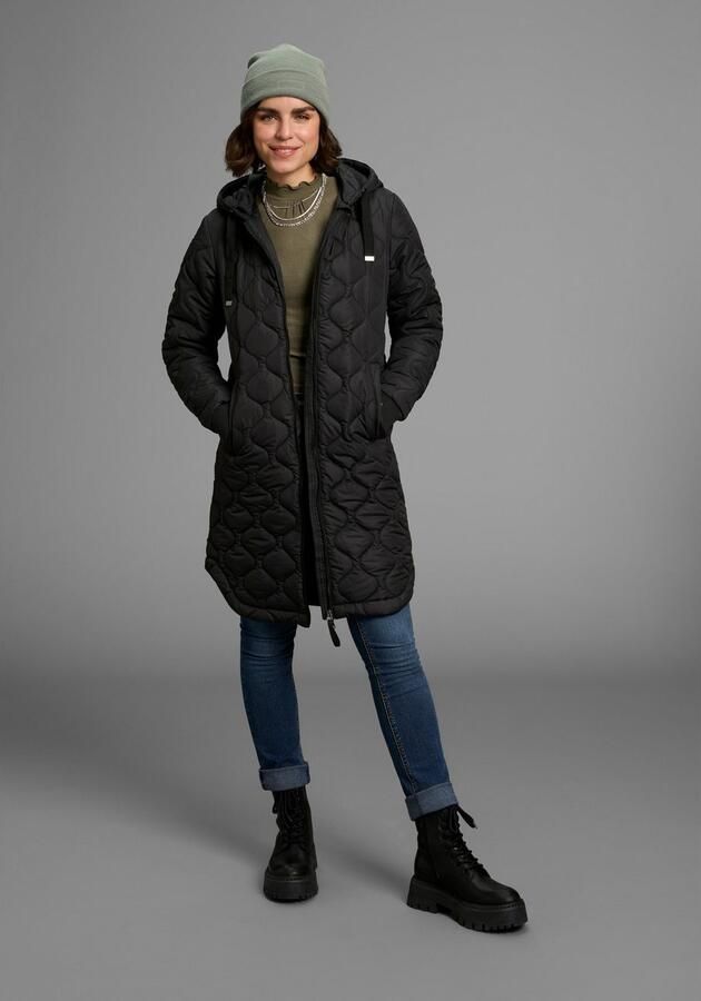 Laura Scott Gewatteerde jas met modieus stikselmotief - Foto 3