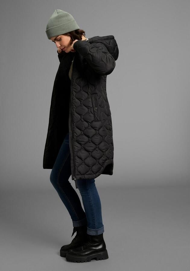 Laura Scott Gewatteerde jas met modieus stikselmotief - Foto 4