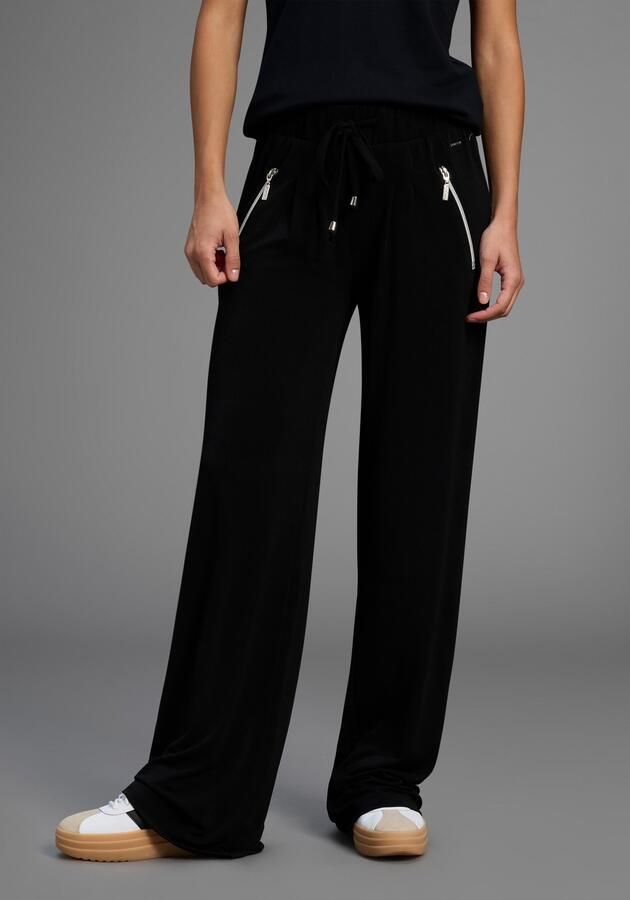 Laura Scott Jerseybroek Comfortabele Stof met Ritssluitingszakken - Foto 2