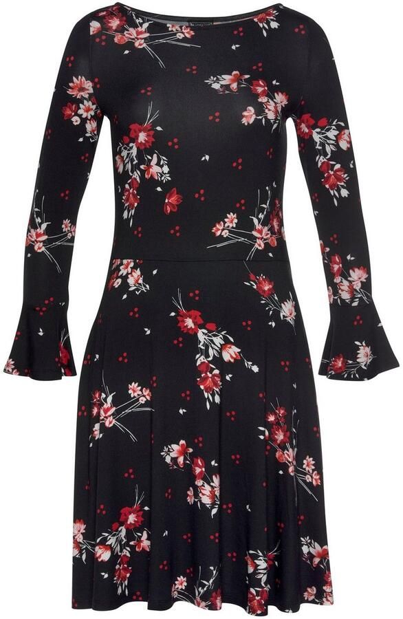 Laura Scott Jerseyjurk feestelijke gelegenheden lang jurkje elegant van viscosemix - Foto 13