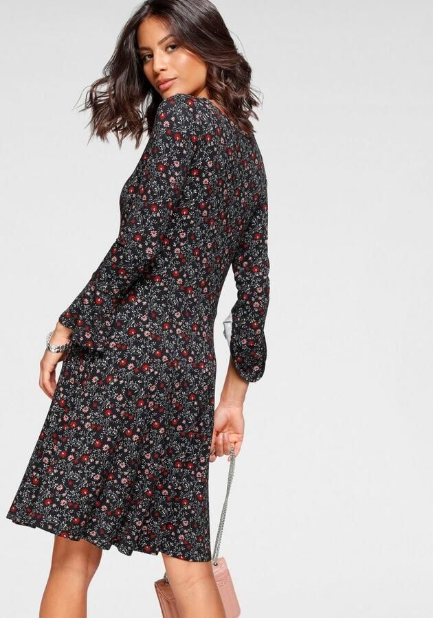 Laura Scott Jerseyjurk feestelijke gelegenheden lang jurkje elegant van viscosemix - Foto 4