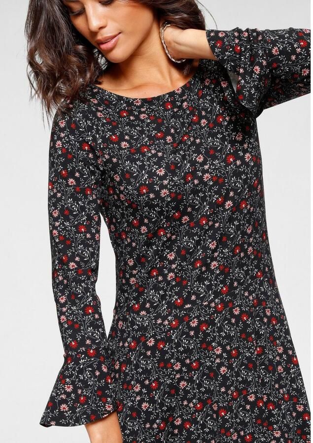 Laura Scott Jerseyjurk feestelijke gelegenheden lang jurkje elegant van viscosemix - Foto 2