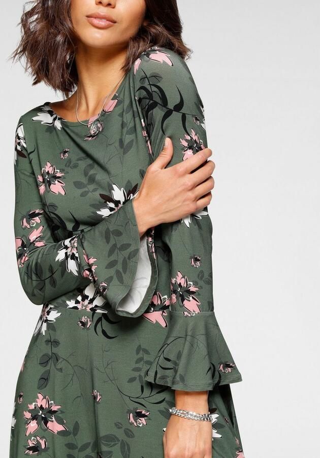 Laura Scott Jerseyjurk feestelijke gelegenheden lang jurkje elegant van viscosemix - Foto 4