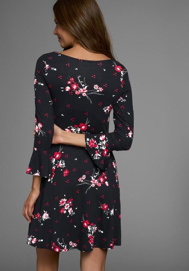 Laura Scott Jerseyjurk feestelijke gelegenheden lang jurkje elegant van viscosemix - Foto 7