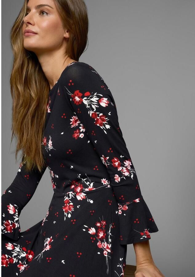 Laura Scott Jerseyjurk feestelijke gelegenheden lang jurkje elegant van viscosemix - Foto 4