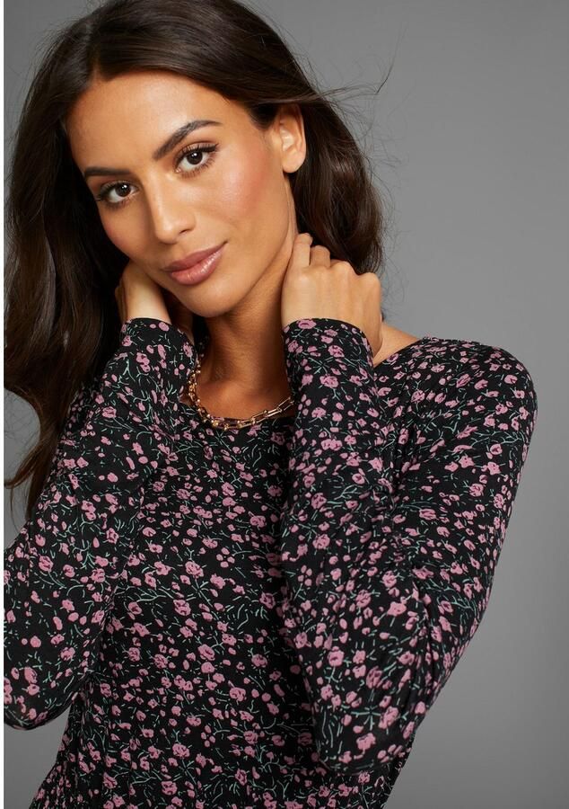 Laura Scott Jerseyjurk in modieuze midilengte