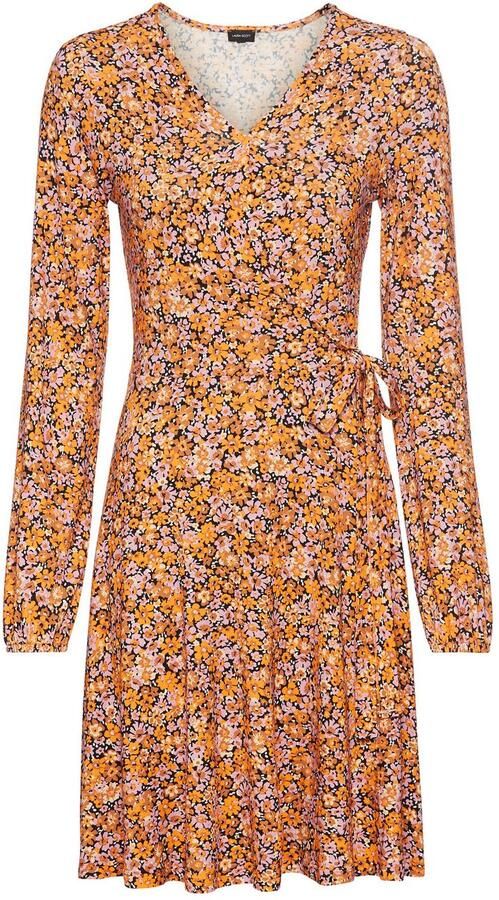 Laura Scott Jerseyjurk met wikkeldetail - Foto 6