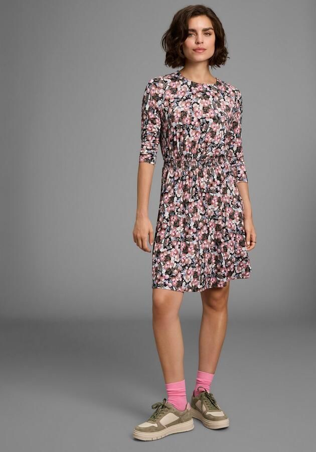 Laura Scott Jerseyjurk sportief-vrouwelijk met bloemrijk alloverpatroon nieuwe collectie - Foto 3