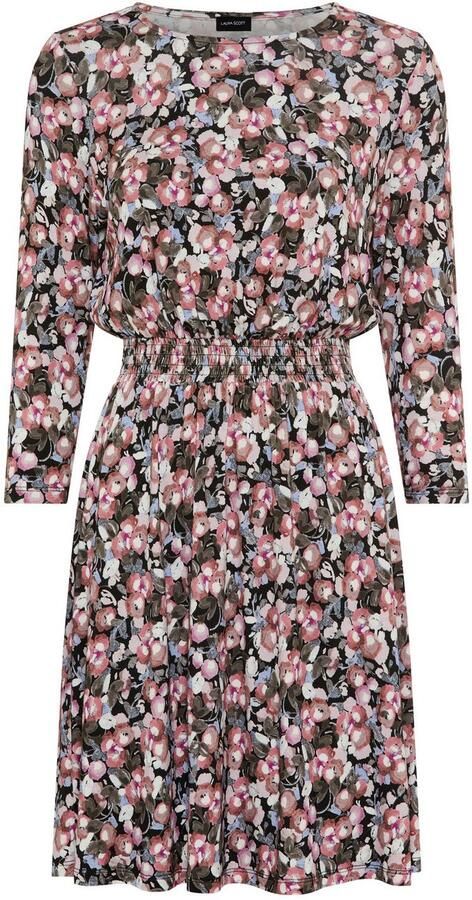 Laura Scott Jerseyjurk sportief-vrouwelijk met bloemrijk alloverpatroon nieuwe collectie - Foto 8