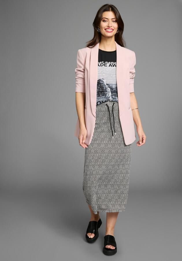 Laura Scott Jerseyrok met grafische print nieuwe collectie - Foto 6