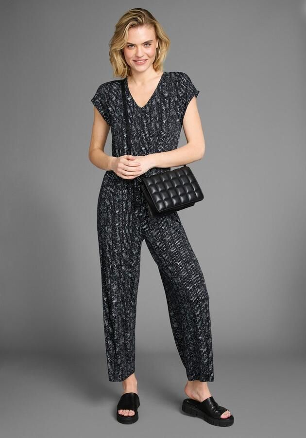 Laura Scott Jumpsuit met filigraan alloverprint - Foto 3