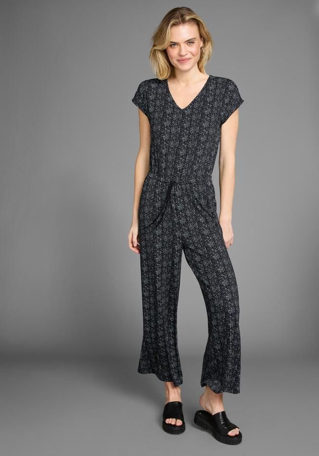 Laura Scott Jumpsuit met filigraan alloverprint - Foto 4