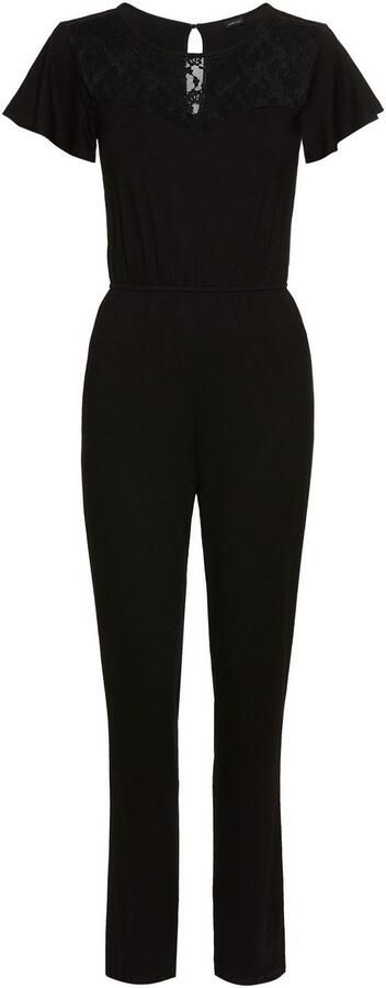 Laura Scott Jumpsuit met kantinzet & comfortabele elastische tailleband - Foto 6