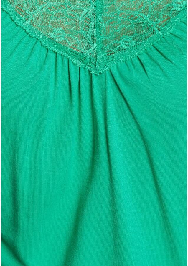 Laura Scott Kanten shirt met v-hals - Foto 3