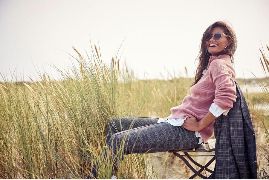 Laura Scott Schipperstrui Grofgebreid van zachte Viscosemix