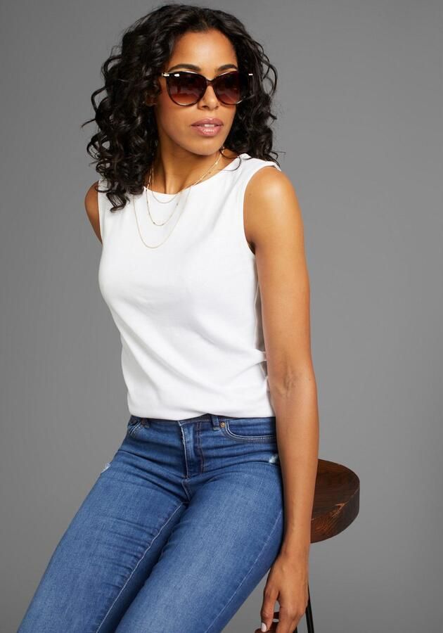 Laura Scott Zonnebril voor dames met subtiele strassapplicatie nieuw