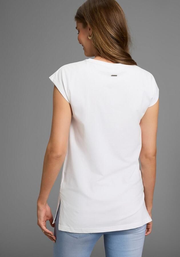 Laura Scott Lang shirt in verlengde vorm nieuwe collectie (set 2-delig) - Foto 3