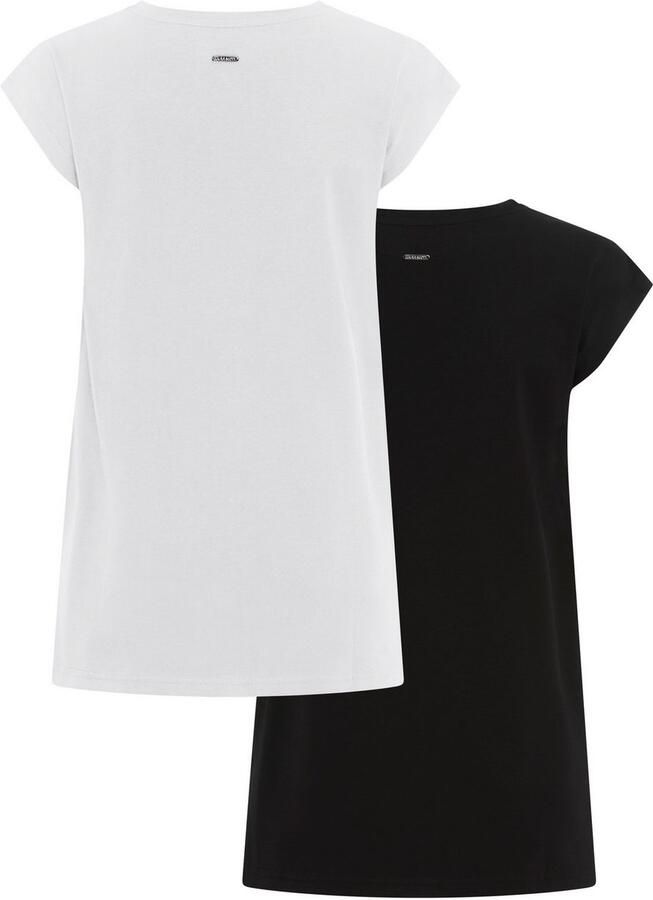 Laura Scott Lang shirt in verlengde vorm nieuwe collectie (set 2-delig)