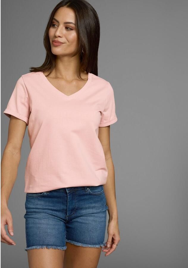 Laura Scott Lang shirt V-hals (2 stuks) - Foto 8