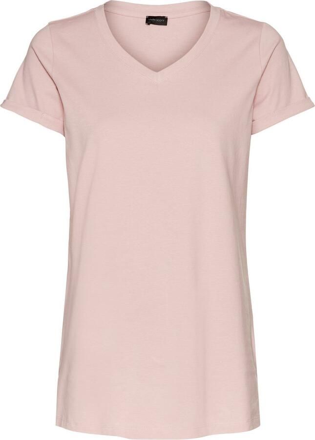 Laura Scott Lang shirt V-hals (2 stuks)