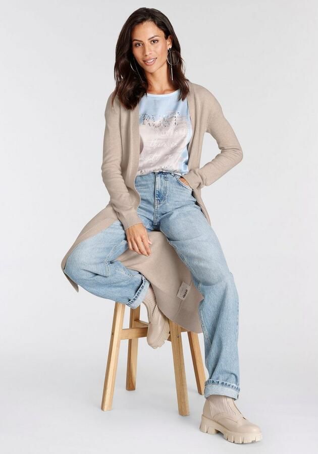 Laura Scott Lang vest in behaaglijk zachte tricotkwaliteit - Foto 4