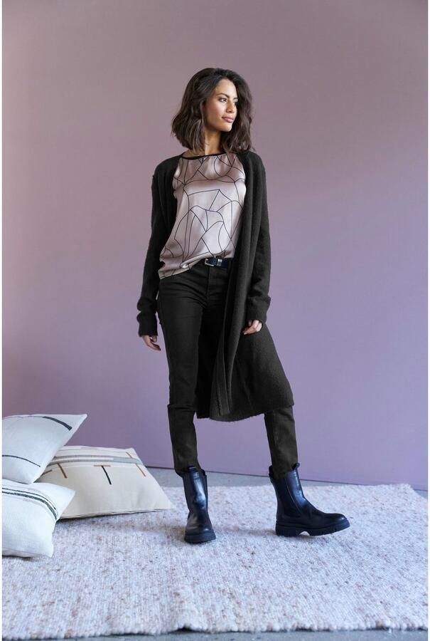 Laura Scott Lang vest in behaaglijk zachte tricotkwaliteit - Foto 6