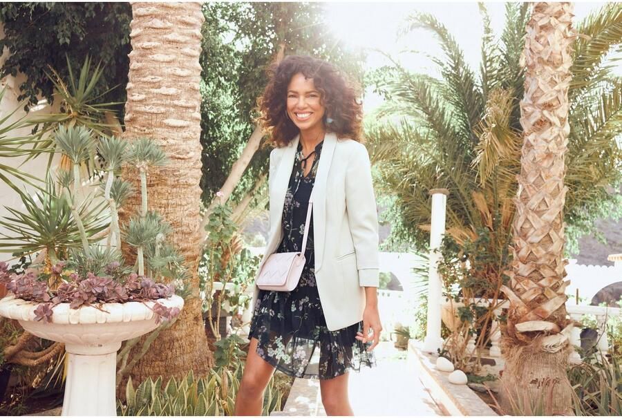 Laura Scott Lange blazer met aangerimpelde mouwen - Foto 8