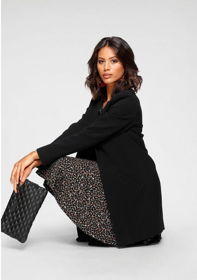 Laura Scott Lange blazer met diepe reverskraag - Foto 3