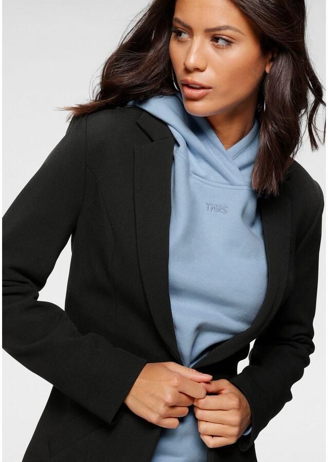 Laura Scott Lange blazer met diepe reverskraag