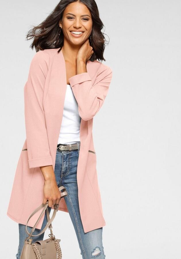 Laura Scott Lange blazer met ritssluitingen - Foto 5